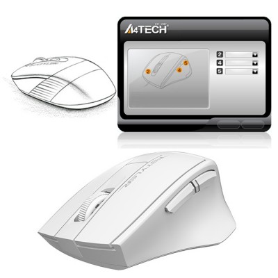 A4 Tech FG30 Kablosuz Beyaz Mouse