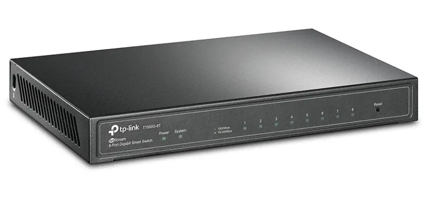 Tp-Link T1500G-8T 8 Port GigaBit Smart Switch