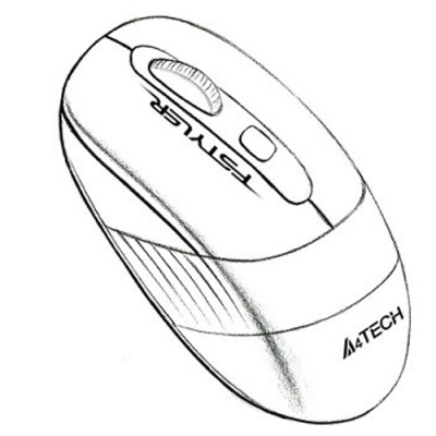 A4 Tech FG30 Kablosuz Gri Mouse