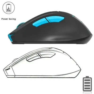 A4 Tech FG30 Kablosuz Mavi Mouse