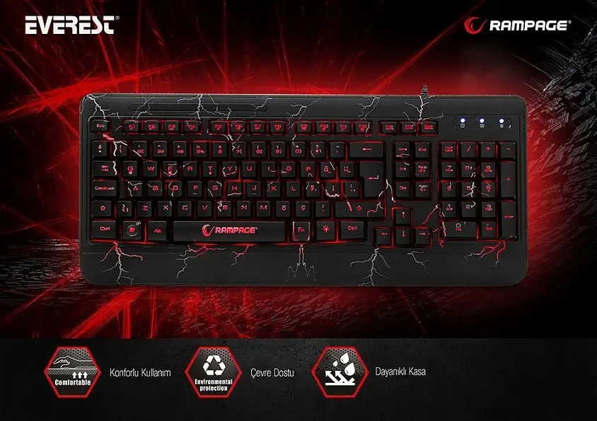 Rampage KB-R45 Gaming Klavye