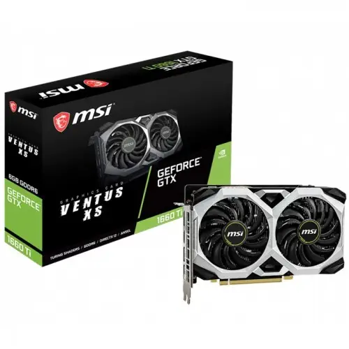 MSI GeForce GTX 1660 Ti Ventus XS 6G Gaming Ekran Kartı
