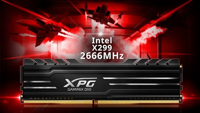 Adata XPG Gammix D10 8GB (1x8GB) DDR4 3000MHz CL16 Kırmızı Gaming (Bellek) Ram - AX4U300038G16A-SR10