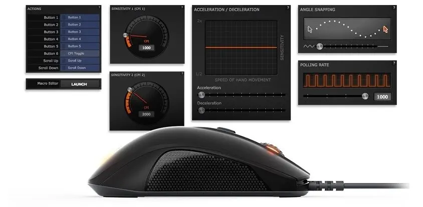 Steelseries Rival 110 62466  Optik Gaming Oyuncu Mouse 