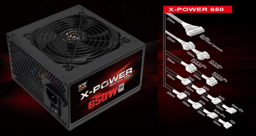 Xigmatek EN42654 X-Power 650W Power Supply