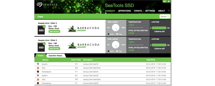 Seagate Barracuda 510 ZP256CM30041 256GB 3100/1050MB/sn M.2 SSD Disk