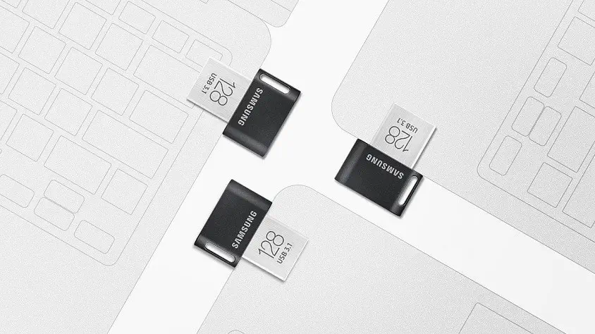 Samsung FIT Plus  MUF-128AB/APC 128GB USB 3.1 Flash Bellek
