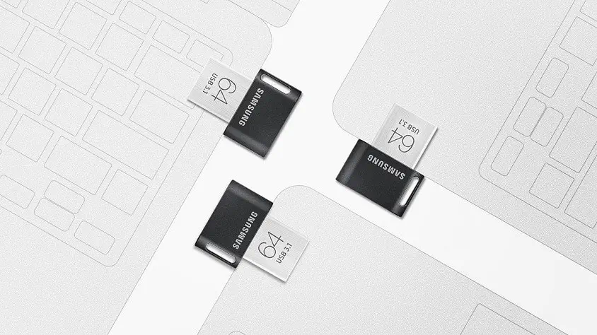 Samsung FIT Plus MUF-64AB/APC 64GB USB 3.1 Flash Bellek 
