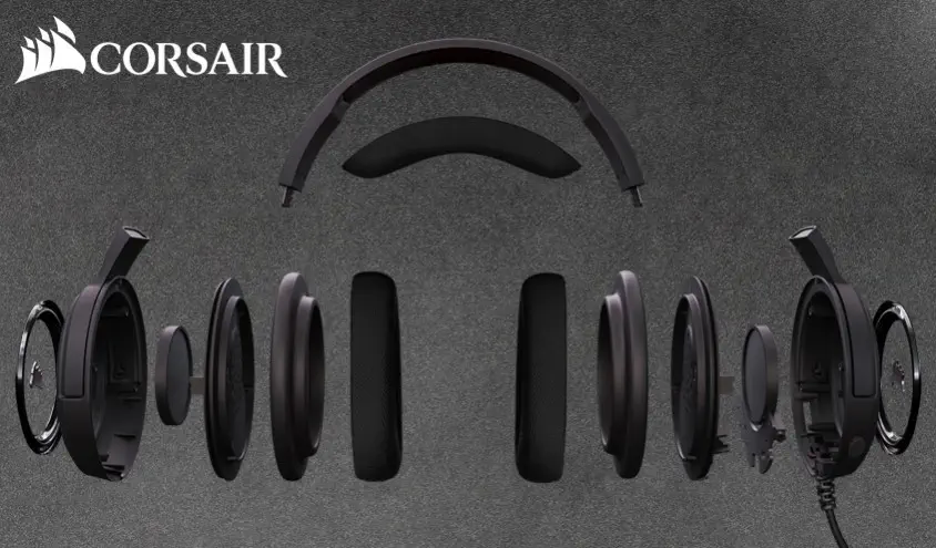 Corsair HS35 Stereo Karbon CA-9011195-EU Kablolu Gaming Kulaklık