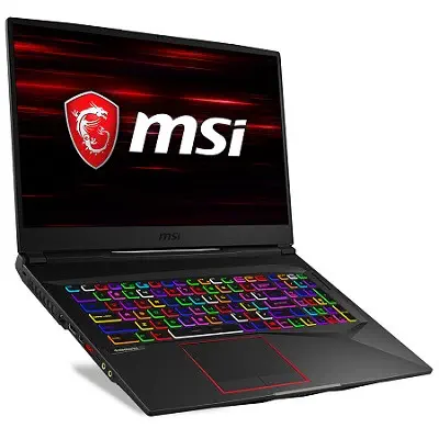 MSI GE75 Raider 9SG-1235TR I7-9750H 64GB 1TB 512GB SSD 8GB RTX2080 17.3” Windows10 Gaming Notebook