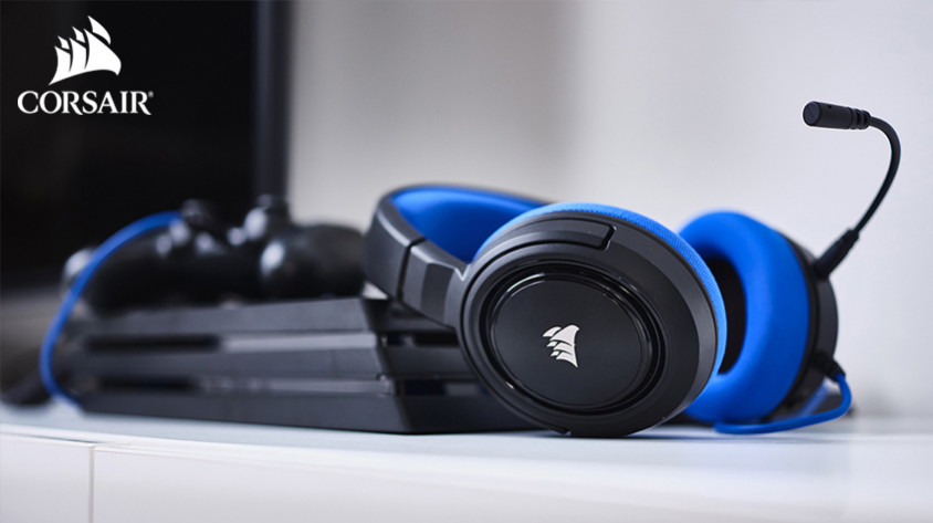 Corsair HS35 Stereo Mavi CA-9011196-EU Kablolu Gaming Kulaklık
