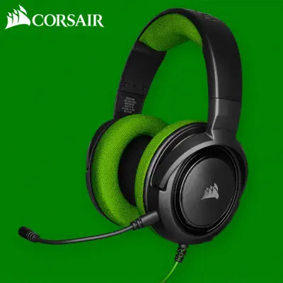 Corsair HS35 Stereo Yeşil CA-9011197-EU Kablolu Gaming Kulaklık
