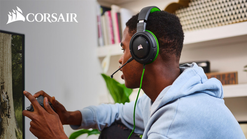 Corsair HS35 Stereo Yeşil CA-9011197-EU Kablolu Gaming Kulaklık