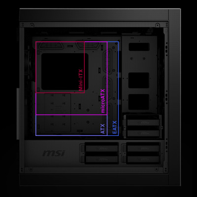 MSI MPG Sekira 500G Mid-Tower Gaming Kasa