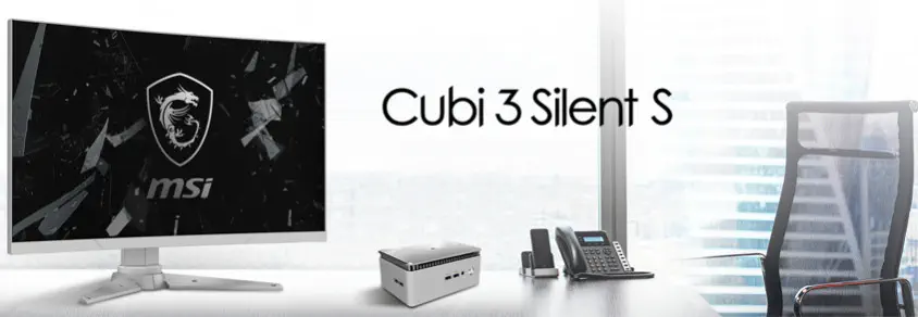 MSI Cubi 3 Silent S-051XTR Siyah Mini PC