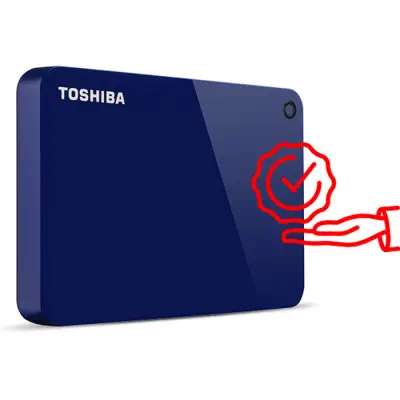 Toshiba Canvio Advance HDTC910EL3AA 1TB Taşınabilir Harddisk