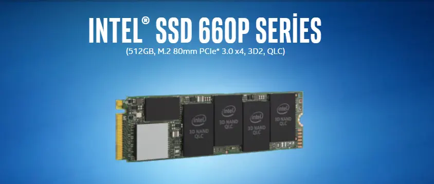 Intel 660P 512GB SSDPEKNW512G8X1  SSD Disk AD120INT016