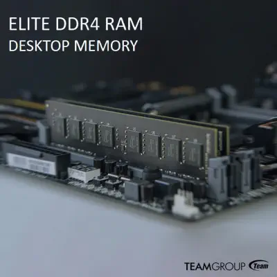 Team Elite 8GB (1x8GB) DDR4 2666MHz CL19 Siyah Ram