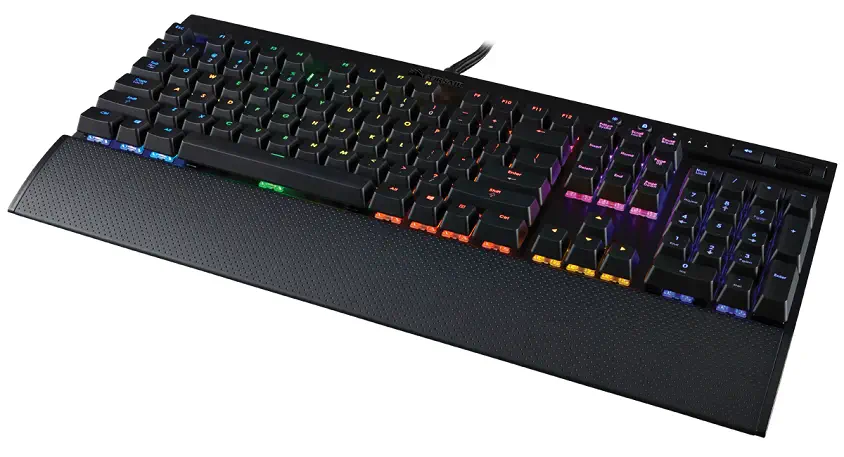 Corsair K70 RGB MK.2 Türkçe 2 x USB Port Medya Kontrol Tuşları Cherry MX Red Gaming Mekanik Klavye CH-9109010-TR