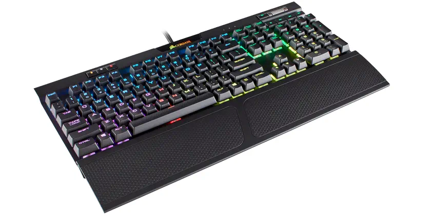 Corsair K70 RGB MK.2 RapidFire Türkçe 2 x USB Port Medya Kontrol Tuşları Cherry MX Speed Gaming Mekanik Klavye CH-9109014-TR