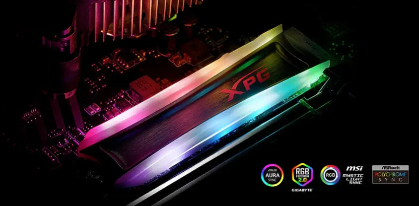 XPG Spectrix 512GB S40G RGB 3500MB/2400MB/s M.2 2280 SSD Disk