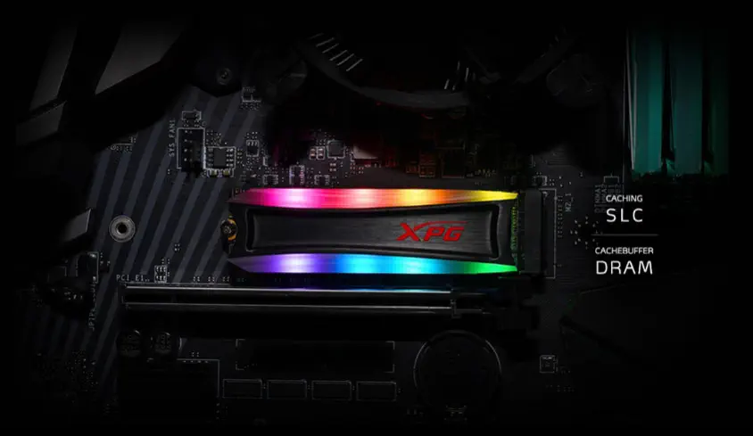 XPG Spectrix 512GB S40G RGB 3500MB/2400MB/s M.2 2280 SSD Disk