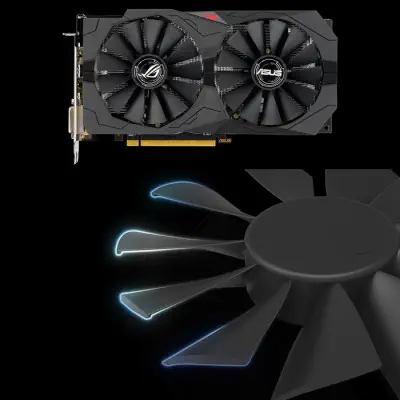 Asus ROG-Strix-RX570-O8G-Gaming Ekran Kartı