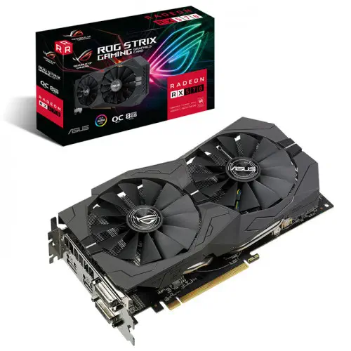 Asus ROG-Strix-RX570-O8G-Gaming Ekran Kartı