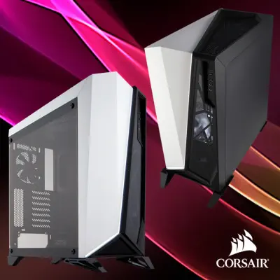 Corsair Carbide Spec-Omega CC-9011119-WW Siyah-Beyaz Mid-Tower Gaming Kasa