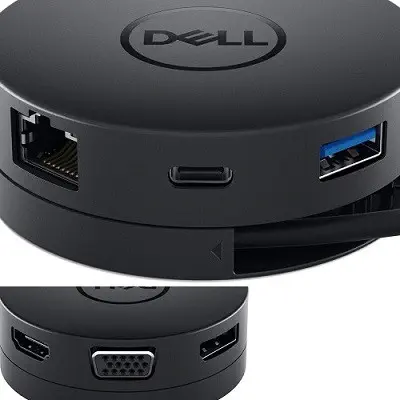 Dell DA300 492-BCJL USB Type C Mobil Adaptör