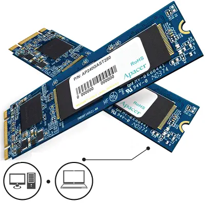 Apacer AST280 120GB 500/470 MB/s M.2 SSD Disk - AP120GAST280-1