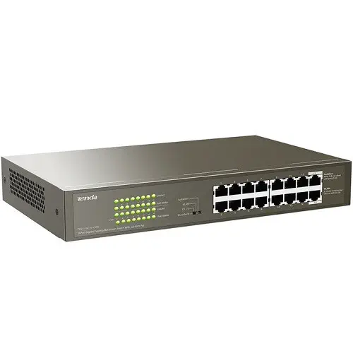 Tenda TEG1116P 16 Port Gigabit 16 Port PoE Switch