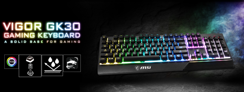 MSI Vigor GK30 RGB Türkçe Gaming Klavye