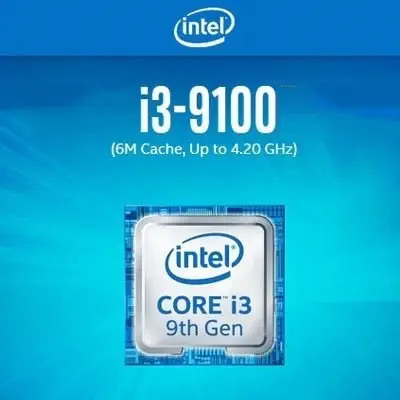 Intel Core i3-9100 3.60GHz 6MB Soket 1151 İşlemci (Fanlı)