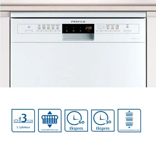 Profilo BM5321MA 4 Program Bulaşık Makinesi