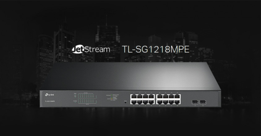 Tp-Link JetStream TL-SG1218MPE 16 Port Smart PoE Switch
