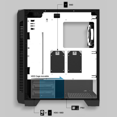 Zalman Z7 Neo 700W Mid-Tower Gaming Kasa