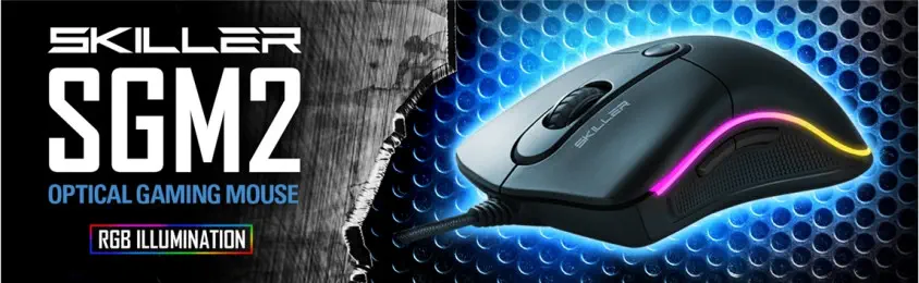 Sharkoon Skiller SGM2 RGB Optik Kablolu Oyuncu  Mouse