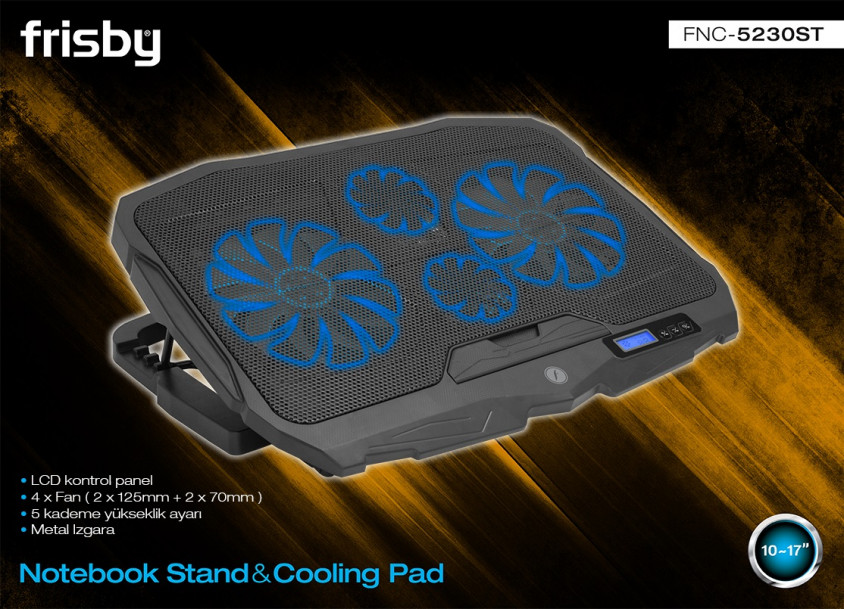 Frisby FNC-5230ST 4 Fanlı USB 2.0 10″-17″ Notebook Soğutucu