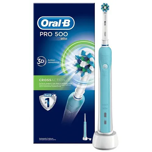 Oral-B Pro 500 Cross Action Şarjlı Diş Fırçası