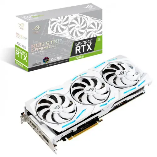 Asus Rog-Strix-RTX2080TI-O11G-White-Gaming Ekran Kartı