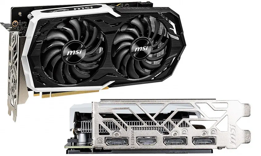 MSI GeForce GTX 1660 Ti Armor 6G 6GB GDDR6 192Bit DX12 Gaming Ekran Kartı