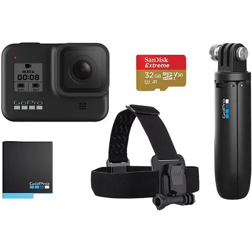 GoPro Hero8 Black Aksiyon Kamerası Holiday Bundle Seti