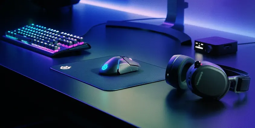 Steelseries Rival 650 + SteelSeries QcK+
