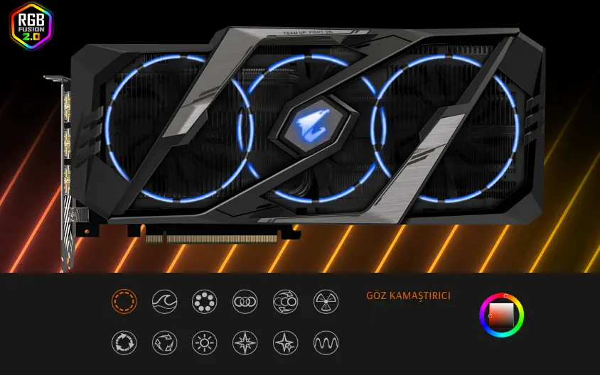 Gigabyte GV-N208TAORUS-11GC Gaming Ekran Kartı