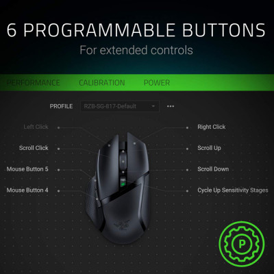 Razer Basilisk X HyperSpeed Kablosuz Gaming Mouse -