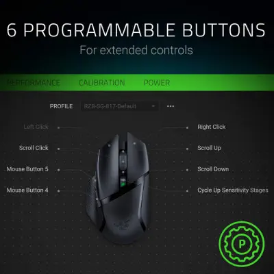 Razer Basilisk X HyperSpeed Kablosuz Gaming Mouse - 