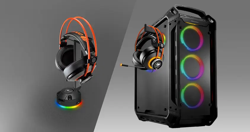 Cougar Bunker S RGB CGR-XXNB-HS1RGB Headset Gaming (Oyuncu) Kulaklık Standı