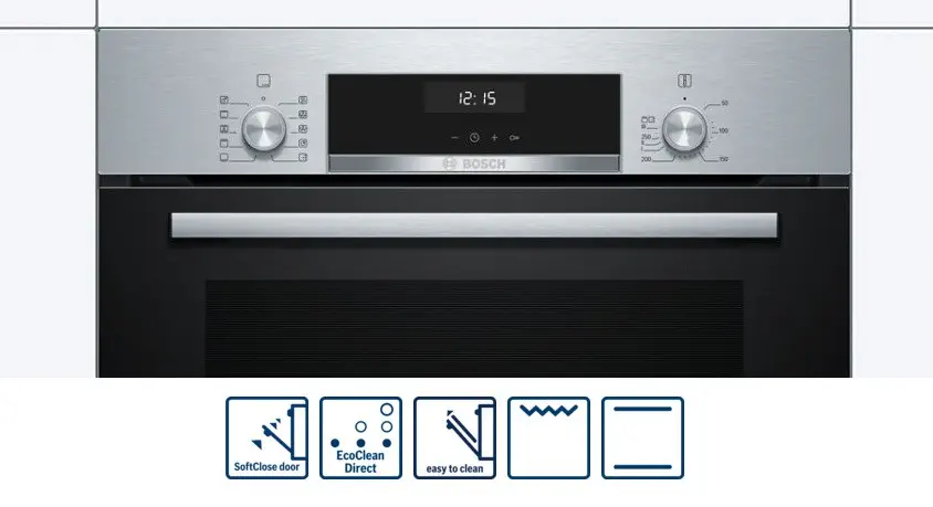 Bosch HBJ558YS0T 66 Lt Ankastre Fırın Inox