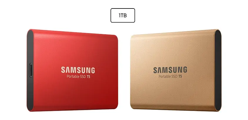 Samsung T5 MU-PA1T0G/WW 1TB 2.5″ USB 3.1 Siyah Taşınabilir SSD Disk